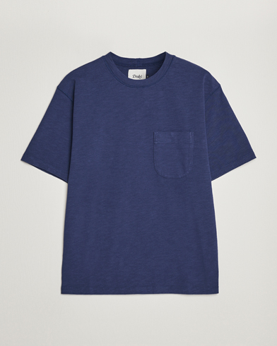 Men | Drake's | Drake's | Cotton Pocket T-Shirt Navy