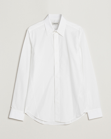 Men | Casual Shirts | Lanvin | Slim Fit Poplin Shirt White
