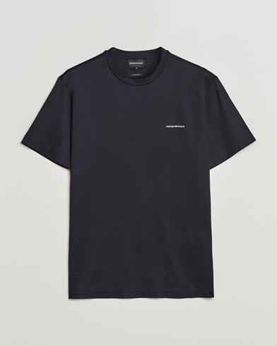 Men | Emporio Armani | Emporio Armani | Tencel T-Shirt Navy