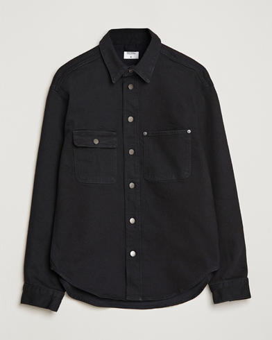 Men | Shirt Jackets | Filippa K | Denim Overshirt Night