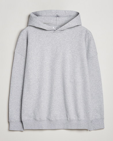 Men | Hooded Sweatshirts | Filippa K | Hoodie Grey Melange