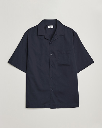 Men |  | Filippa K | Lounge Short Sleeve Shirt Night Blue