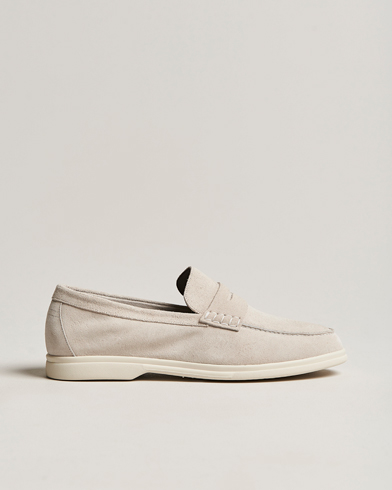 Men | Loafers | Canali | Summer Loafers Light Beige Suede