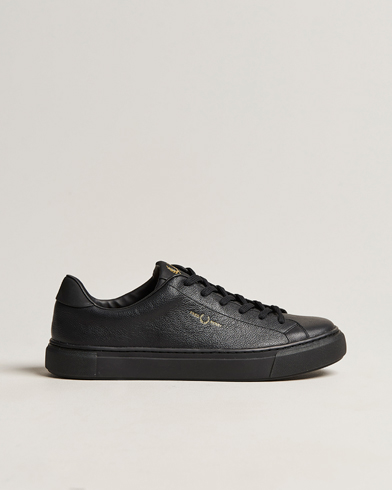 Men | Shoes | Fred Perry | B71 Tumbled Sneaker Black
