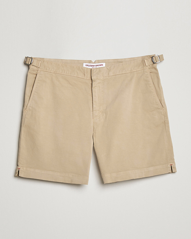 Men | Chino Shorts | Orlebar Brown | Bulldog Cotton Stretch Twill Shorts Sand Dune
