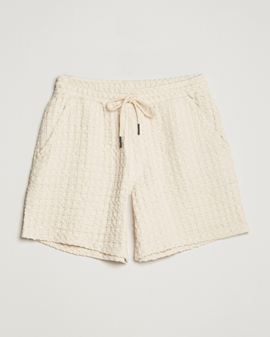 Men | Shorts | OAS | Waffle Shorts Ecru