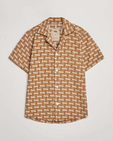 Men | The Terry Collection | OAS | Terry Cuba Short Sleeve Shirt Camel