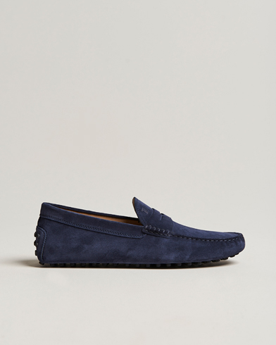 Men | Moccasins | Tod's | City Gommino Navy Suede