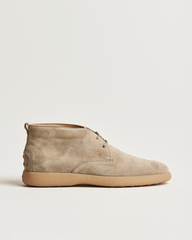 Men |  | Tod's | Gommino Chukka Boots Taupe Suede