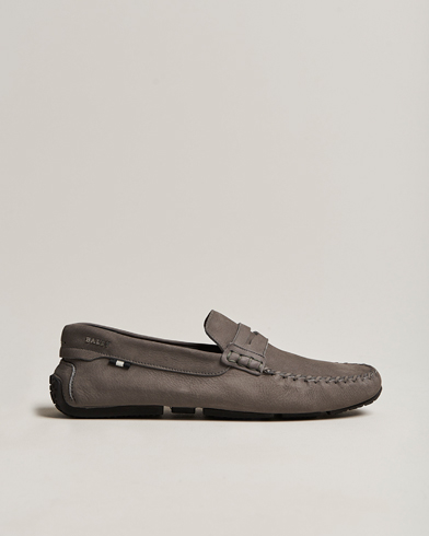 Men | Loafers | Bally | Peir Calf Leather Car Shoe Dark Mineral