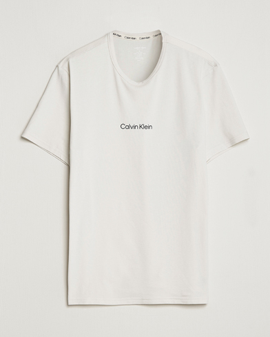Men | Calvin Klein | Calvin Klein | Logo Crew Neck Loungewear T-Shirt Silver Birch