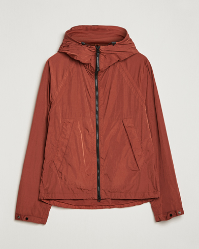 Men | CP Company Coats & Jackets | C.P. Company | Chrome Re-cycled Nylon Goggle Jacket Rust