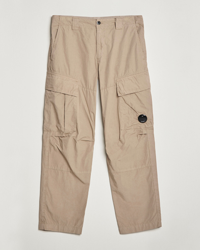 Men | Cargo Trousers | C.P. Company | Microreps No Peach Loose Fit Cargo Pants Sand