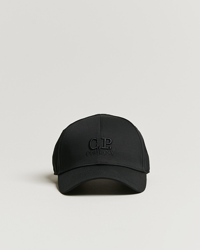 Men | Hats & Caps | C.P. Company | Cotton Gabardine Cap Black