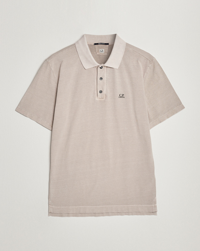 Men | Clothing | C.P. Company | Old Dyed Cotton Jersey Polo Grey