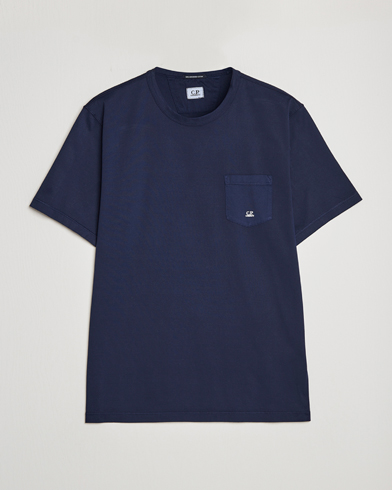 Men | C.P. Company | C.P. Company | Mercerized Cotton Pocket T-Shirt Navy