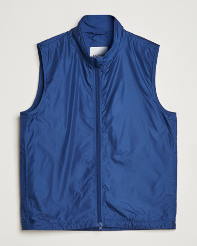 Men | Autumn Jackets | Aspesi | Vernes Nylon Gilet Bluette