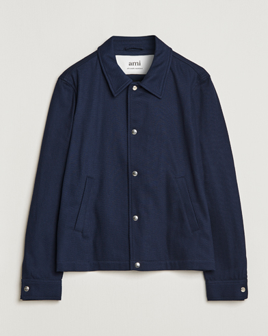 Men | Coats & Jackets | AMI | Buttoned Jacket Navy