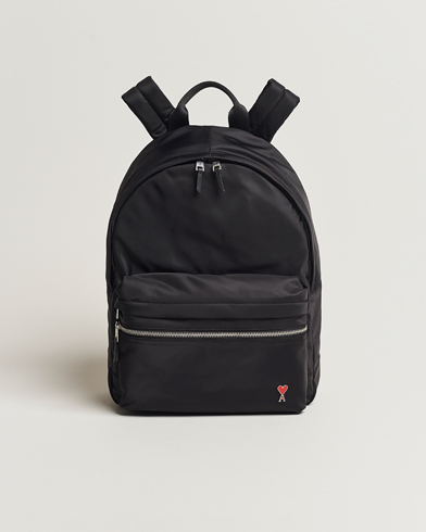 Men | Backpacks | AMI | Heart Logo Backpack Black