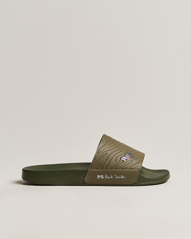 Men | Sandals & Slides | PS Paul Smith | Nyro Zebra Sandal Green