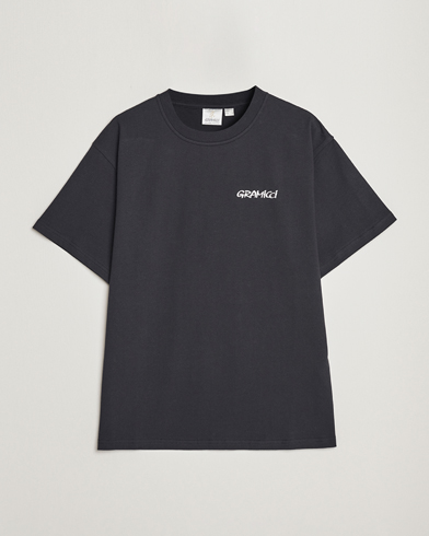 Men |  | Gramicci | Organic Cotton Flower T-Shirt Vintage Black