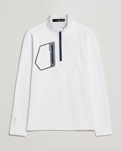Men | Polo Ralph Lauren | RLX Ralph Lauren | Luxury Jersey Half Zip Pure White