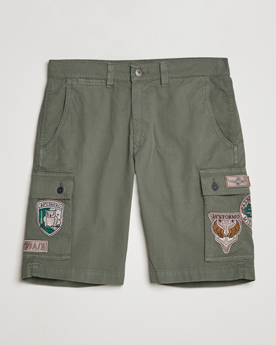 Men | Cargo Shorts | Aeronautica Militare | Bermuda Tasconato Shorts Green