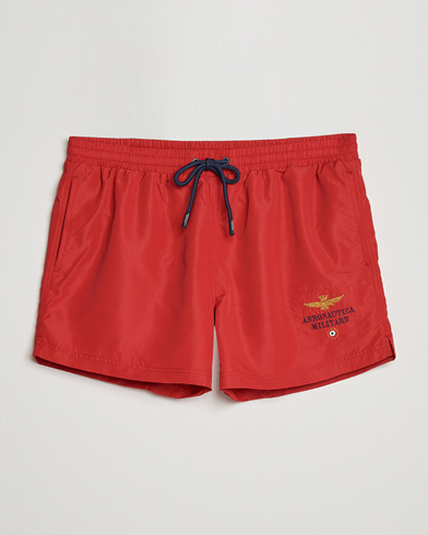 Men | Swimwear | Aeronautica Militare | Costume Swim Shorts Red