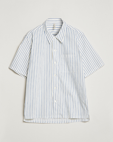 Men |  | Sunflower | Spacey Striped Camp Shirt Blue/White