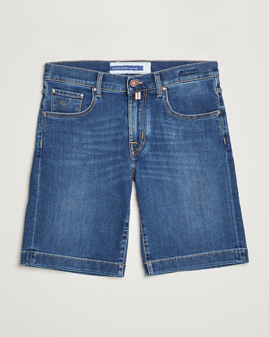 Men | Chino Shorts | Jacob Cohën | Nicolas Jeans Shorts Mid Blue