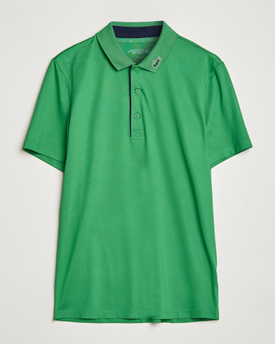 Men | Short Sleeve Polo Shirts | Lacoste Sport | Jersey Golf Polo Tarragon