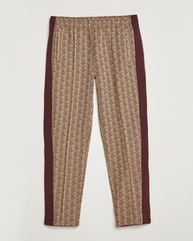 Men | Drawstring Trousers | Lacoste | Monogram Trackpant Viennese/Expresso
