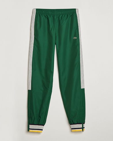 Men | Drawstring Trousers | Lacoste | Héritage Striped Trackpants Green/Lapland