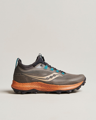 Men | Hiking shoes | Saucony | Peregrine 13 ST Trail Sneaker Umber/Basalt