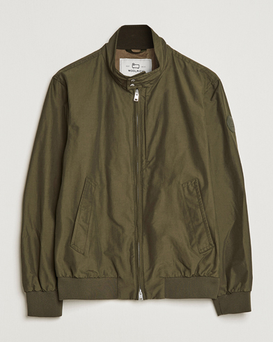 Men | Classic jackets | Woolrich | Cruiser Eco Cotton Bomber Jacket Dark Green