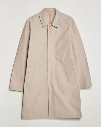 Men | Spring Jackets | Private White V.C. | Unlined Cotton Ventile Mac Coat 3.0 Plaza Taupe