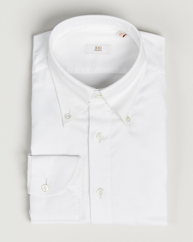 Men | Shirts | 100Hands | Gold Line Natural Stretch Oxford Shirt White