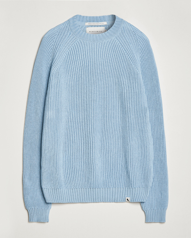 Men | Knitted Jumpers | Peregrine | Harry Organic Cotton Sweater Seafoam
