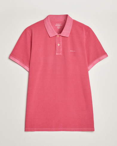 Men | Polo Shirts | GANT | Sunbleached Polo Magenta Pink