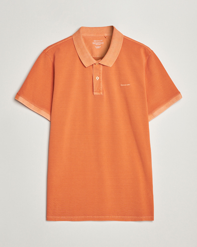 Men | Polo Shirts | GANT | Sunbleached Polo Apricot Orange
