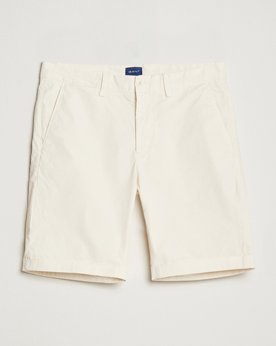 Men | Chino Shorts | GANT | Regular Sunbleached Shorts Cream