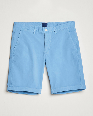 Men | GANT | GANT | Regular Sunbleached Shorts Gentle Blue