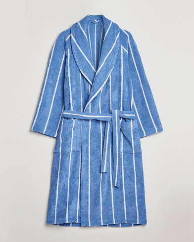 Men | Pyjamas & Robes | GANT | Striped Robe Blue Bell