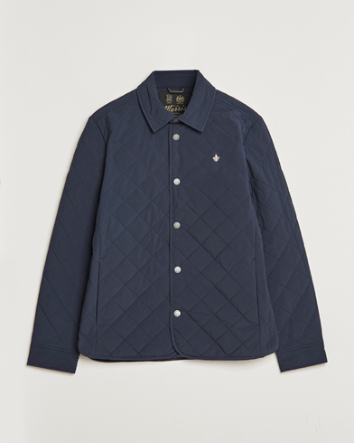 Men | Morris Coats & Jackets | Morris | Dunham Quilted Jacket Old blue