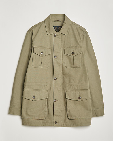 Men |  | Morris | Amira Cotton Sand Field Jacket Olive