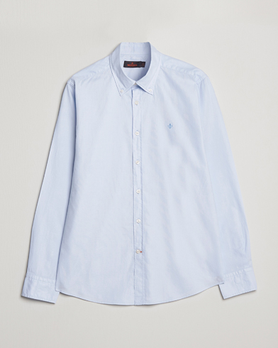 Men |  | Morris | Structured Washed Button Down Shirt Light Blue