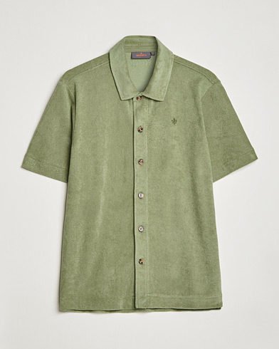 Men |  | Morris | Hunter Terry Short Sleeve Shirt Sage Green