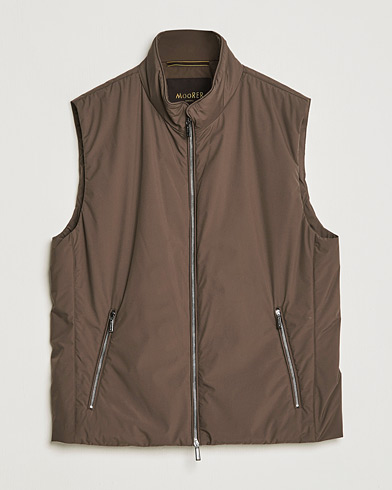 Men | Formal jackets | MooRER | Senio Padded Vest Brown