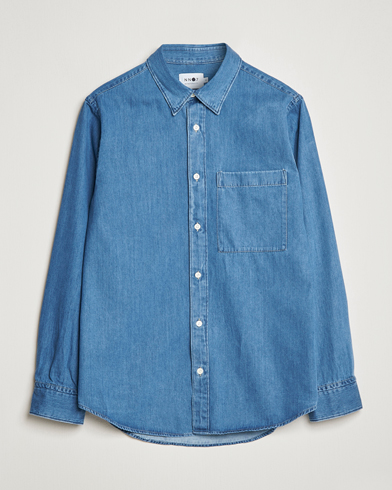 Men | Sale: 30% Off | NN07 | Cohen Tencel Denim Shirt Medium Blue