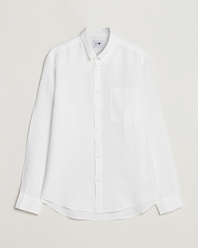 Men |  | NN07 | Arne Linen Shirt White